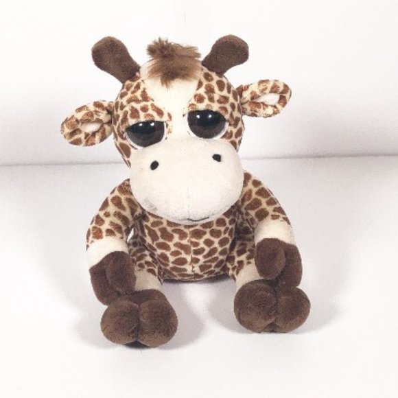 Petting Zoo 1994 Giraffe Large Eyes Plush Toy 11" - Picture 1 of 7